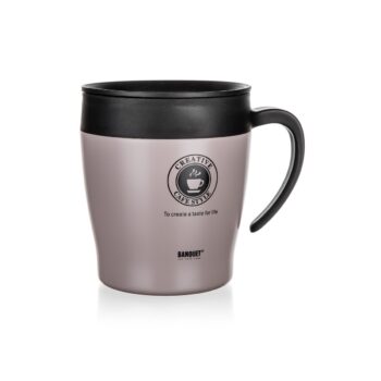 Banquet Termohrnček cestovný TAZZA 330 ml, Latte