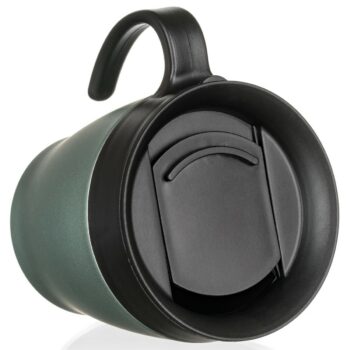 Banquet Termohrnček cestovný TAZZA 330 ml, zelenosivá