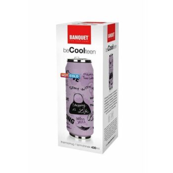 Banquet Termoska BE COOL Teenager Girls 430 ml, fialová