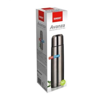 Banquet Termoska nehrdzavejúca AVANZA 0,5 l, metalická čierna, 0,5 l