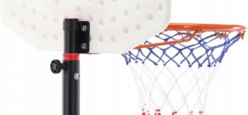 Basketbalový kôš s nastaviteľným stojanom 165 - 205 cm