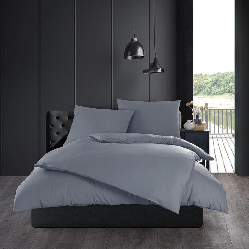 Bavlnená posteľná bielizeň Farba sivá 140 x 200cm, 70 x 90 cm Bavlnená posteľná bielizeň Farba sivá 140 x 200cm, 70 x 90 cm