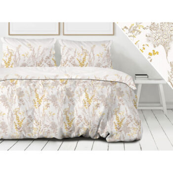 Bavlnené obliečky premium s rastlinným motívom Rozmer: 160x200 cm | 2 x 70x80 cm