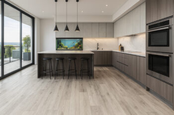Beauflor, PVC podlaha - lino Ambient Silk Oak 916L, na mieru, šíře 3m,4m, šedá, bez podkladu, chodba / predsieň