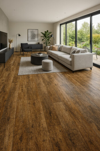 Beauflor, PVC podlaha - lino Ambient Stock Oak 039M, na mieru, šíře 2m,3m,4m, hnedá, bez podkladu, chodba / predsieň