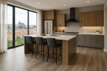 Beauflor, PVC podlaha - lino Texalino Supreme 691 M Valley Oak - dub, na mieru, šíře 2m,3m,4m, hnedá, filc, chodba / predsieň
