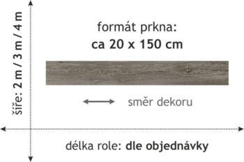 Beaulieu International Group, PVC podlaha - lino Master X 2958, na mieru, šíře 2m,4m, šedá, pvc, chodba / predsieň