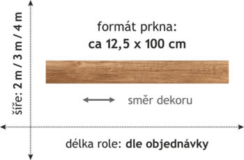 Beaulieu International Group, PVC podlaha - lino Polo 2127, na mieru, šíře 2m,3m,4m, hnedá, pena, detská izba