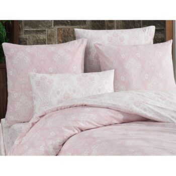 BedTex Bavlnené obliečky Almina púdrová, 220 x 200 cm, 2 ks 70 x 90 cm, 220 x 200 cm, 2 ks 70 x 90 cm