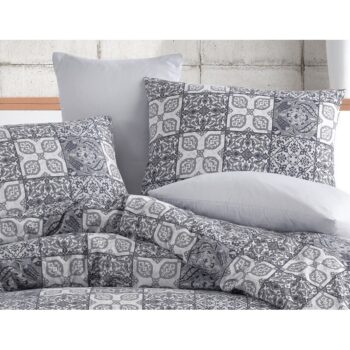 BedTex Bavlnené obliečky Ceramica sivá, 220 x 200 cm, 2 ks 70 x 90 cm