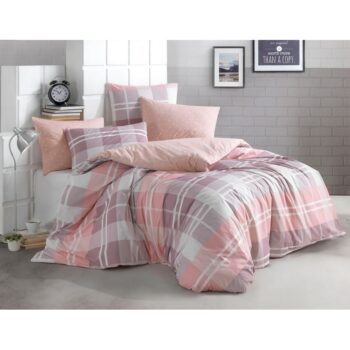 BedTex Bavlnené obliečky Mark ružová, 140 x 220 cm, 70 x 90 cm, 140 x 220 cm, 70 x 90 cm