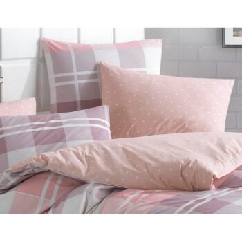 BedTex Bavlnené obliečky Mark ružová, 140 x 220 cm, 70 x 90 cm, 140 x 220 cm, 70 x 90 cm