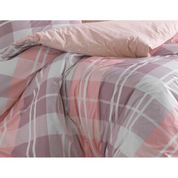 BedTex Bavlnené obliečky Mark ružová, 140 x 220 cm, 70 x 90 cm, 140 x 220 cm, 70 x 90 cm