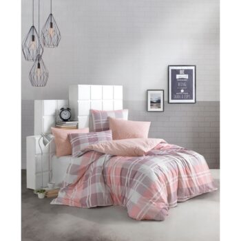 BedTex Bavlnené obliečky Mark ružová, 140 x 220 cm, 70 x 90 cm, 140 x 220 cm, 70 x 90 cm