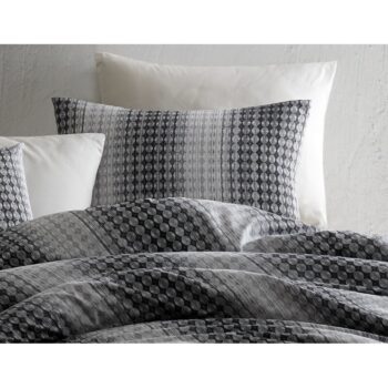 BedTex Bavlnené obliečky Oberon šedá, 220 x 200 cm, 2 ks 70 x 90 cm