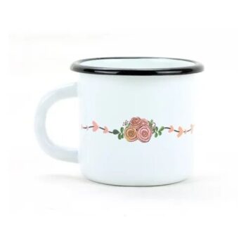Belis Smaltovaný hrnček Sova coffee, 7 cm, 0,25 l
