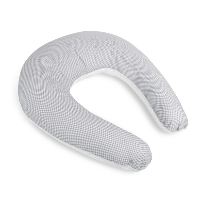 Bellatex Dojčiaci vankúš Kocka sivá, 180 cm Bellatex Dojčiaci vankúš Kocka sivá, 180 cm