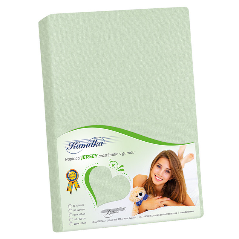 Bellatex Jersey plachta šalvějová, 90 x 200 cm Bellatex Jersey plachta šalvějová, 90 x 200 cm