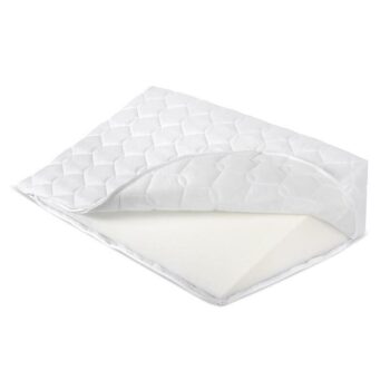 Bellatex Klinový podhlavník s prešitím biela, 80 x 50 x 20 cm