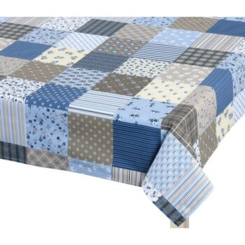 Bellatex Obrus Adéla Patchwork modrá, 120 x 140 cm, 120 x 140 cm