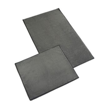 Bellatex Sada Kúpeľňových predložiek bez výkroja BANYGOLD tmavosivá, 60 x 100, 60 x 50 cm