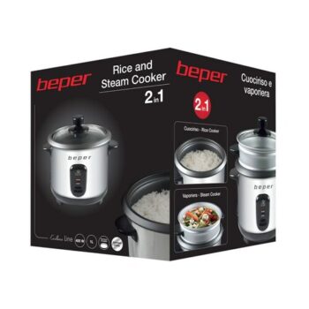 Beper 90550 parný varič a ryžovar 1 l