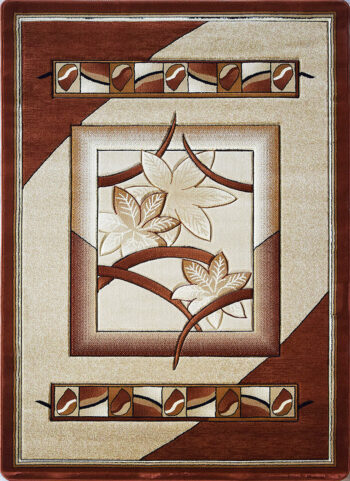 Berfin Dywany, Kusový koberec Adora 5197 V (Vizon), 140x190, hnedá, chodba / predsieň