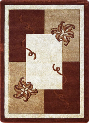 Berfin Dywany, Kusový koberec Adora 5241 V (Vizon), 160x220, hnedá, chodba / predsieň