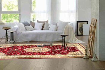 Berfin Dywany, Kusový koberec Adora 5792 B (Red), 80x150, červená, chodba / predsieň