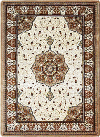 Berfin Dywany, Kusový koberec Adora 5792 K (Cream), 200x290, hnedá, chodba / predsieň