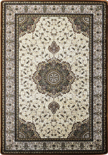 Berfin Dywany, Kusový koberec Anatolia 5328 K (Cream), 200x400, hnedá, kancelária
