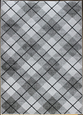 Berfin Dywany, Kusový koberec Aspect 1724 Silver (Grey), 160x220, šedá, obývacia izba