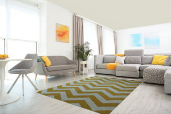 Berfin Dywany, Kusový koberec Aspect 1961 Yellow, 200x290, žltá, chodba / predsieň