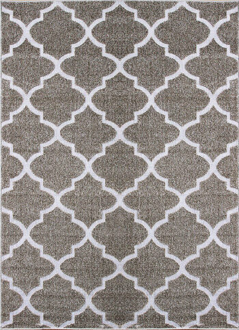 Berfin Dywany, Kusový koberec Lagos 1052 Beige (Brown, Bronz), 160x220, hnedá, chodba / predsieň
