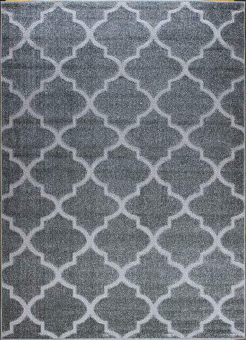 Berfin Dywany, Kusový koberec Lagos 1052 Grey (Silver), 140x190, šedá, chodba / predsieň