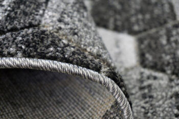 Berfin Dywany, Kusový koberec Lagos 1675 Dark Grey (Silver), 140x190, šedá, obývacia izba