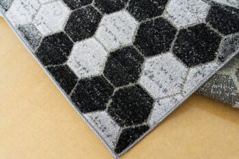 Berfin Dywany, Kusový koberec Lagos 1675 Dark Grey (Silver), 140x190, šedá, obývacia izba