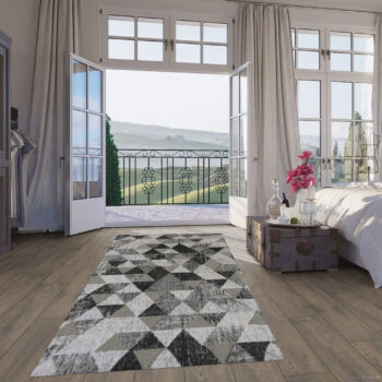Berfin Dywany, Kusový koberec Lagos 1700 Grey (Dark Silver), 120x180, šedá, obývacia izba