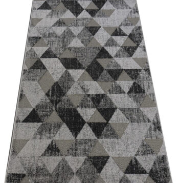 Berfin Dywany, Kusový koberec Lagos 1700 Grey (Dark Silver), 80x150, šedá, obývacia izba