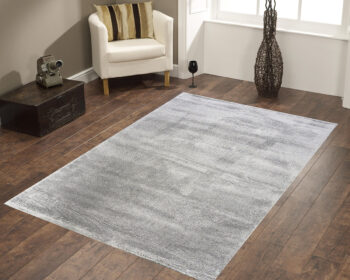 Berfin Dywany, Kusový koberec MICROSOFT 8301 Light grey, 80x150, šedá, kancelária