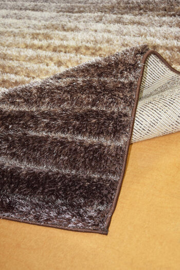 Berfin Dywany, Kusový koberec Seher 3D 2607 Brown Beige, 140x190, hnedá, obývacia izba