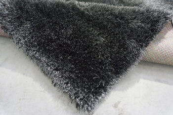 Berfin Dywany, Kusový koberec Seven Soft 7901 Black Grey, 80x150, šedá, obývacia izba