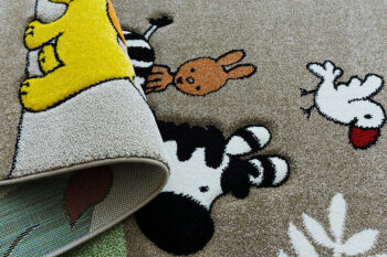 Berfin Dywany, Kusový koberec Smart Kids 22310 Beige, 160x230, viacfarebná, detská izba