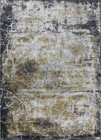 Berfin Dywany, Kusový koberec Zara 9630 Yellow Grey, 140x190, žltá, kancelária
