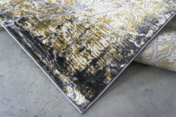 Berfin Dywany, Kusový koberec Zara 9630 Yellow Grey, 200x290, žltá, kancelária