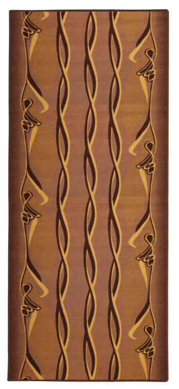 Berfin Dywany, Protišmykový behúň na mieru Zel 1001 Brown, šíre 67 cm, hnedá, chodba / predsieň