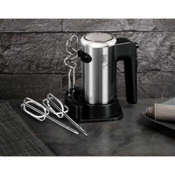 Berlinger Haus Ručný šľahač s príslušenstvom Black Silver Collection, 300 W