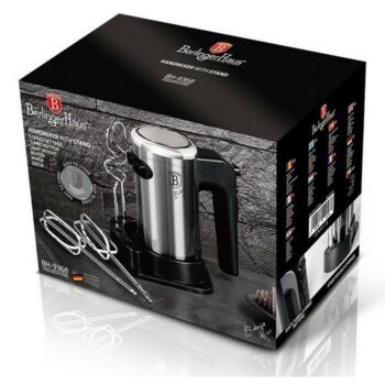 Berlinger Haus Ručný šľahač s príslušenstvom Black Silver Collection, 300 W
