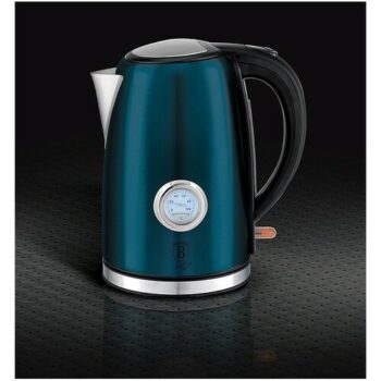 Berlinger Haus Rýchlovarná kanvica s termostatom Aquamarine Metallic Line, 1,7 l