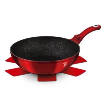 Berlinger Haus Wok Burgundy Metallic Line, 28 cm